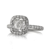 2.92ct Cushion Cut Diamond Engagement Ring