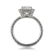 2.92ct Cushion Cut Diamond Engagement Ring