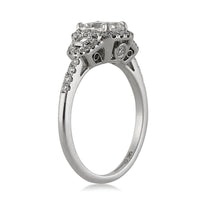 1.96ct Cushion Cut Diamond Engagement Ring