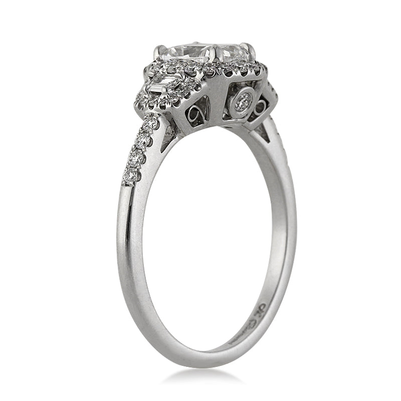 1.96ct Cushion Cut Diamond Engagement Ring