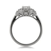 1.96ct Cushion Cut Diamond Engagement Ring