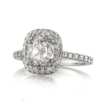 3.20ct Cushion Cut Diamond Engagement Ring