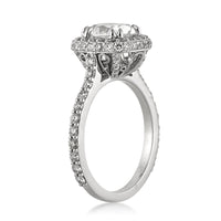 3.20ct Cushion Cut Diamond Engagement Ring