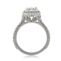 3.20ct Cushion Cut Diamond Engagement Ring
