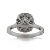 3.20ct Cushion Cut Diamond Engagement Ring