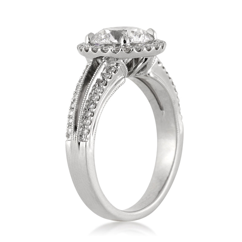 2.77ct Round Brilliant Cut Diamond Engagement Ring