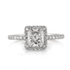 1.90ct Princess Cut Diamond Engagement Ring