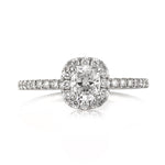 1.00ct Cushion Cut Diamond Engagement Ring