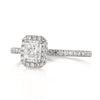 0.95ct Radiant Cut Diamond Engagement Ring