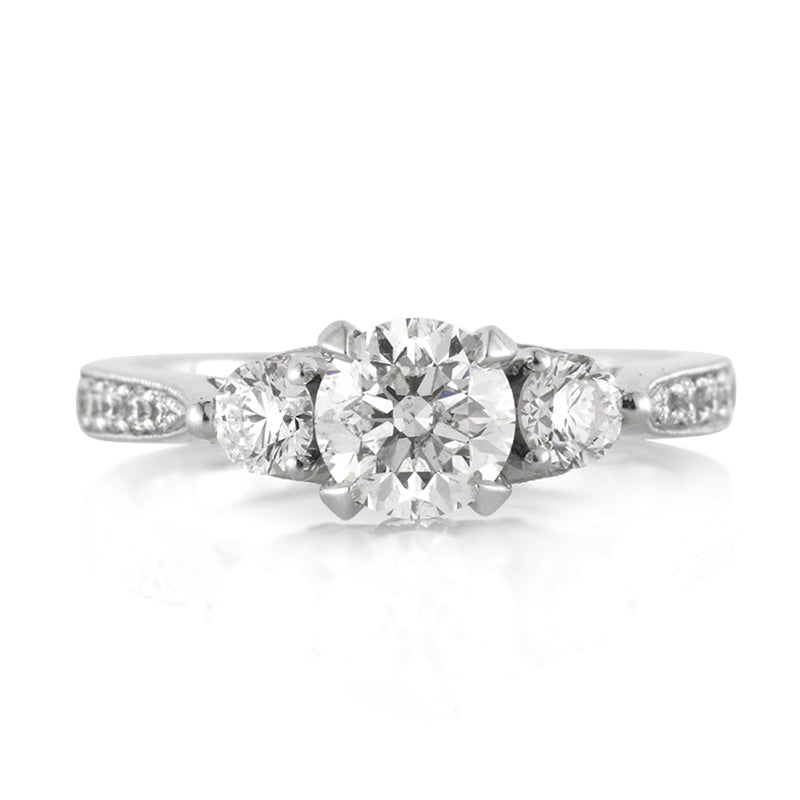 1.55ct Round Brilliant Cut Diamond Engagement Ring
