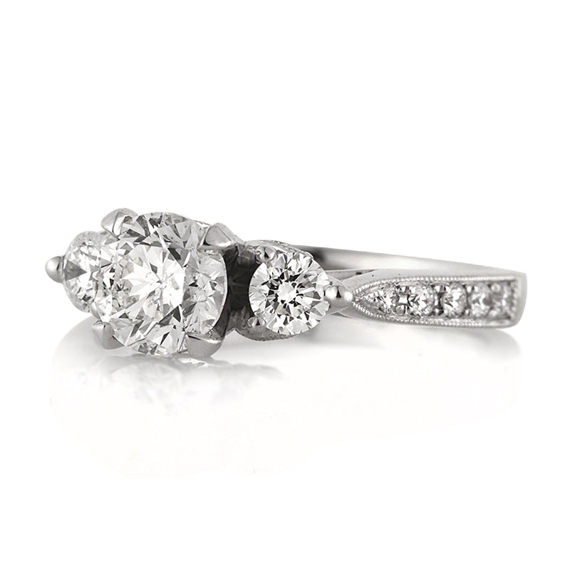 1.55ct Round Brilliant Cut Diamond Engagement Ring