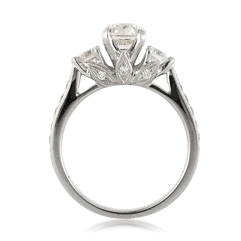 1.55ct Round Brilliant Cut Diamond Engagement Ring