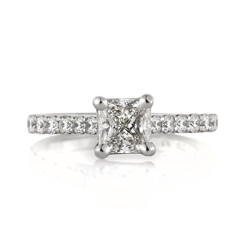 1.41ct Princess Cut Diamond Engagement Ring