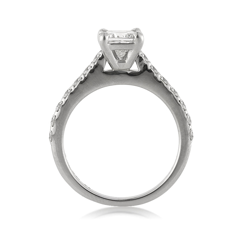 1.41ct Princess Cut Diamond Engagement Ring