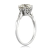 2.12ct Antique European Round Cut Diamond Engagement Ring