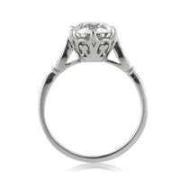 2.12ct Antique European Round Cut Diamond Engagement Ring