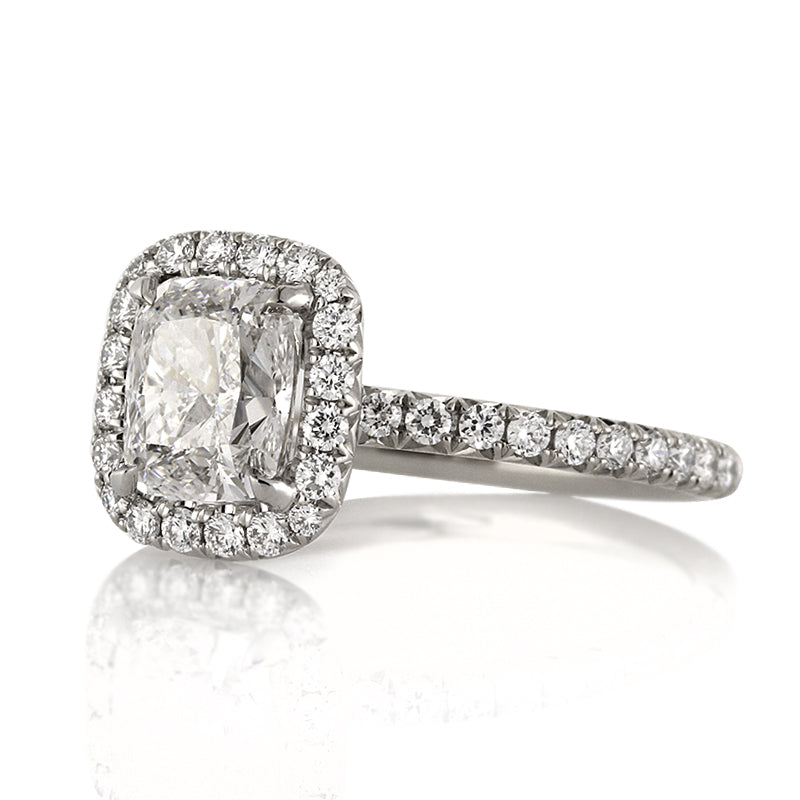2.21ct Cushion Cut Diamond Engagement Ring