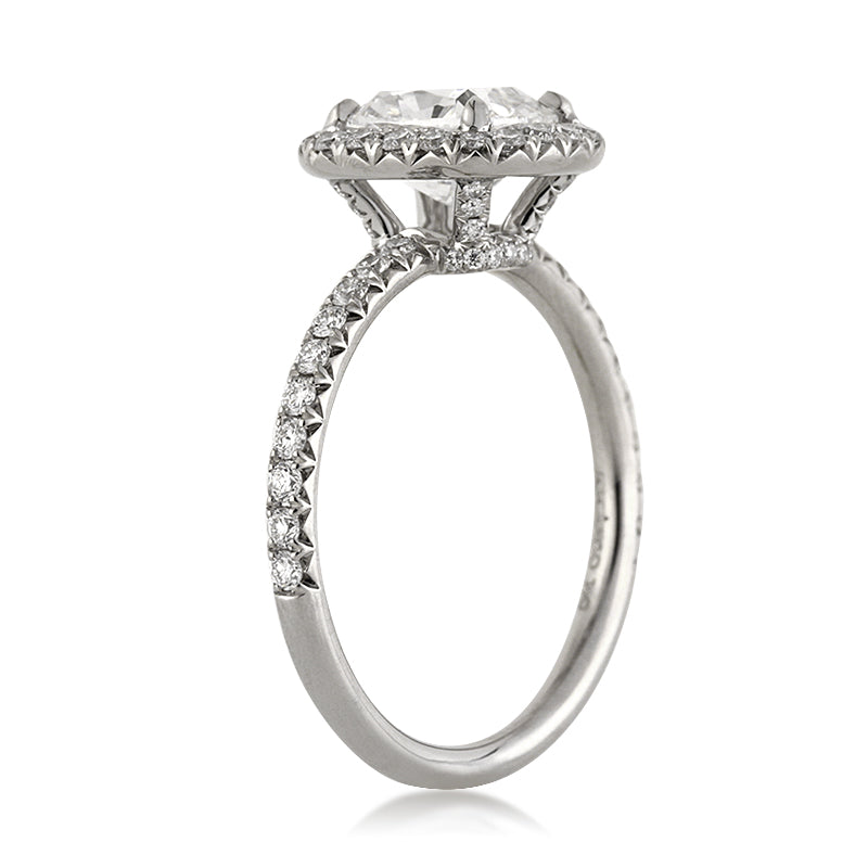 2.21ct Cushion Cut Diamond Engagement Ring