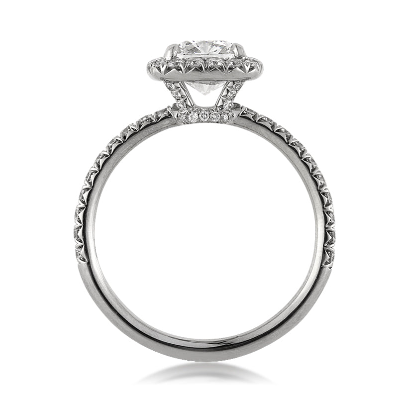 2.21ct Cushion Cut Diamond Engagement Ring
