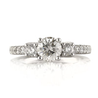 1.61ct Round Brilliant Cut Diamond Engagement Ring