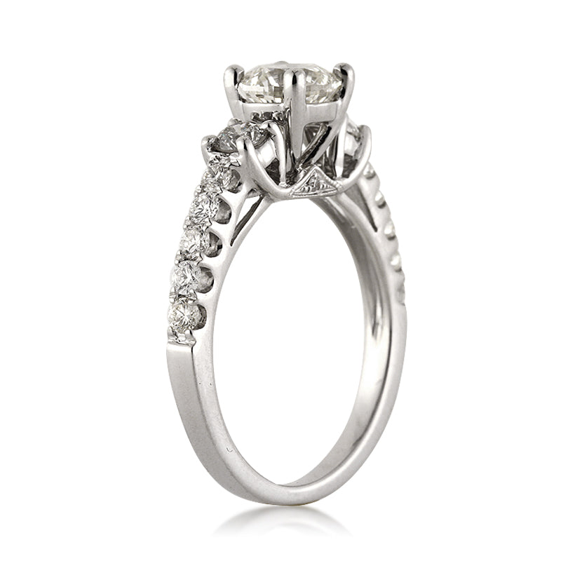 1.61ct Round Brilliant Cut Diamond Engagement Ring