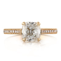 2.31ct Cushion Cut Diamond Engagement Ring