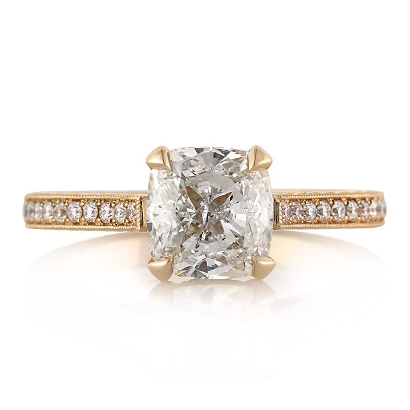 2.31ct Cushion Cut Diamond Engagement Ring