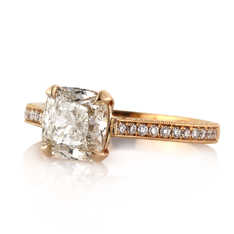 2.31ct Cushion Cut Diamond Engagement Ring