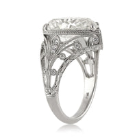 5.38ct Pear Shaped Diamond Engagement Ring