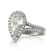 3.01ct Pear Shaped Diamond Engagement Ring