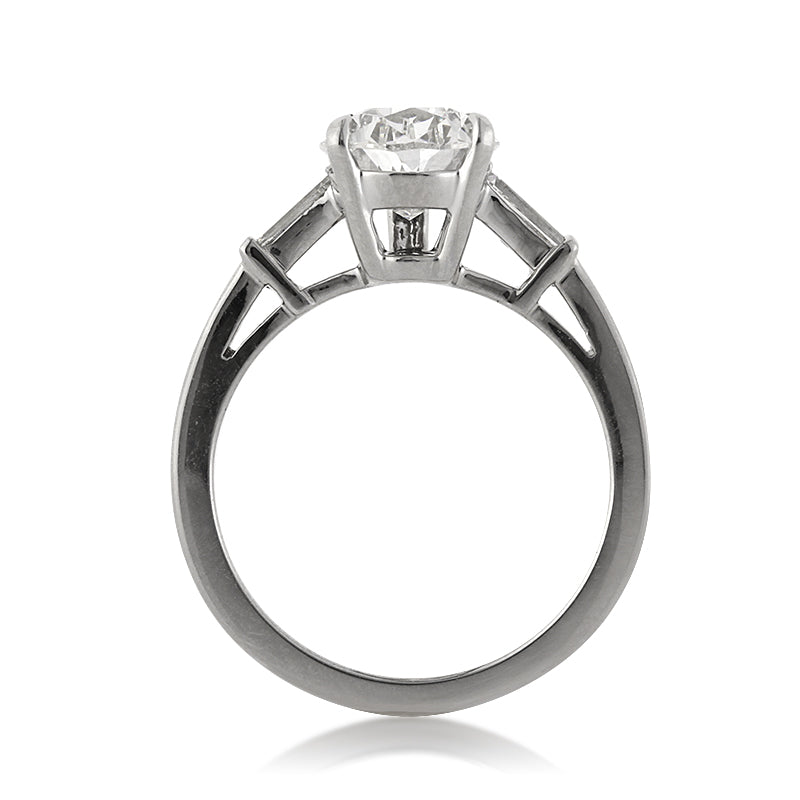 2.45ct Pear Shaped Diamond Engagement Ring