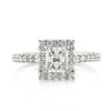 1.72ct Princess Cut Diamond Engagement Ring