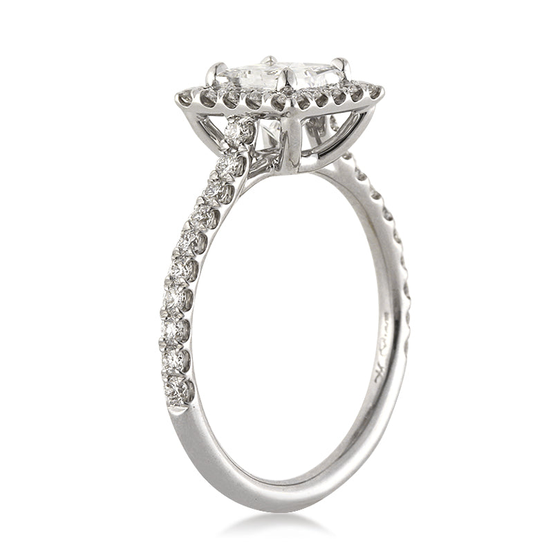 1.72ct Princess Cut Diamond Engagement Ring