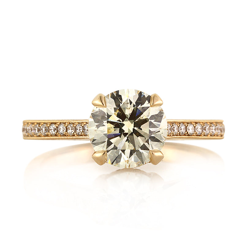 2.11ct Round Brilliant Cut Diamond Engagement Ring