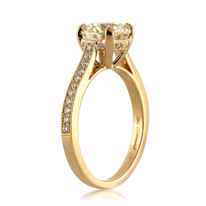 2.11ct Round Brilliant Cut Diamond Engagement Ring