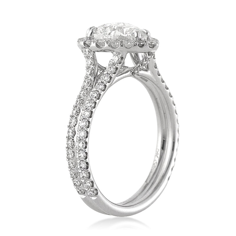 2.52ct Heart Shaped Diamond Engagement Ring