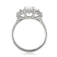2.46ct Asscher Cut Diamond Engagement Ring