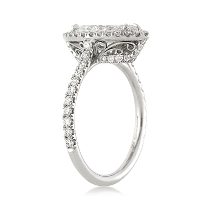 2.60ct Marquise Cut Diamond Engagement Ring
