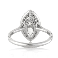2.60ct Marquise Cut Diamond Engagement Ring