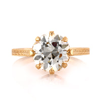 3.40ct Transitional Cut Diamond Engagement Ring