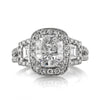 3.31ct Cushion Cut Diamond Engagement Ring