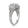 3.31ct Cushion Cut Diamond Engagement Ring