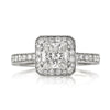 2.35ct Princess Cut Diamond Engagement Ring