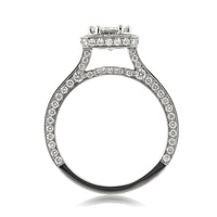 2.35ct Princess Cut Diamond Engagement Ring
