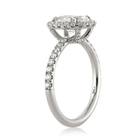 2.07ct Oval Cut Diamond Engagement Ring
