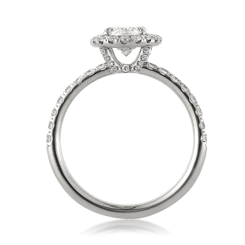 2.07ct Oval Cut Diamond Engagement Ring