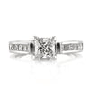 2.58ct Princess Cut Diamond Wedding Set