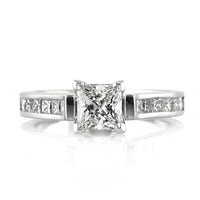 2.58ct Princess Cut Diamond Wedding Set