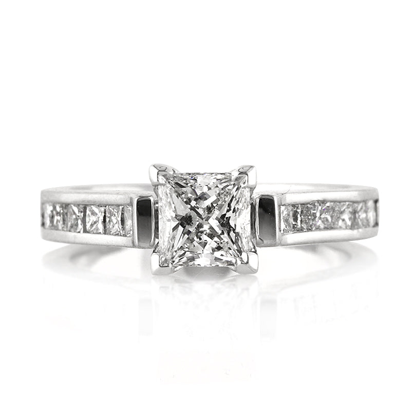 2.58ct Princess Cut Diamond Wedding Set