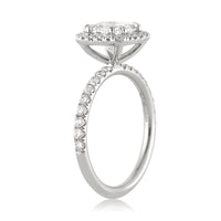 2.31ct Princess Cut Diamond Engagement Ring